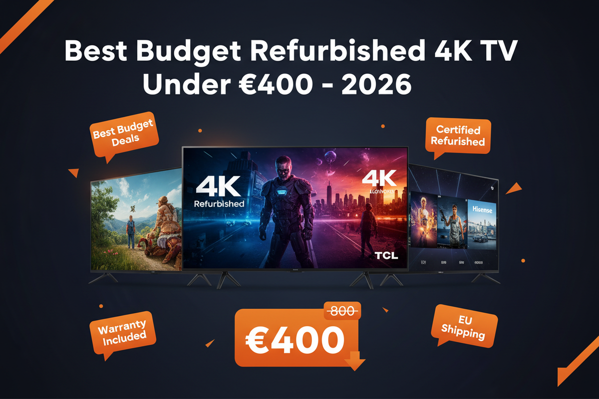 Certified Refurbished 4K TV Under โฌ400 in Europe 2026 โ Best Budget Smart TV Deals