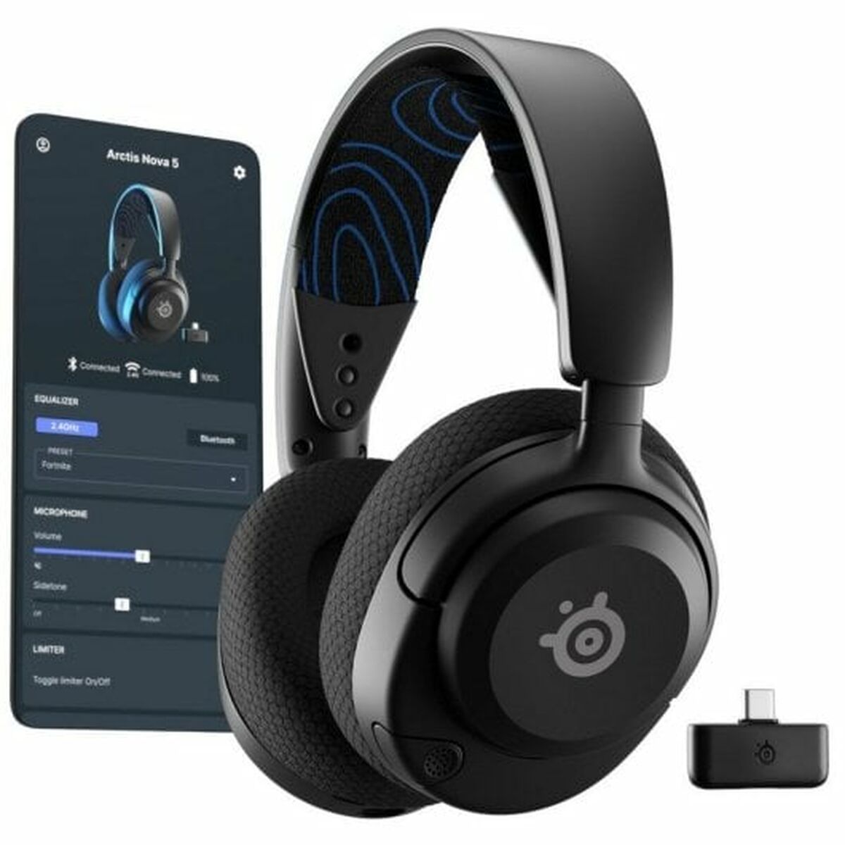Steelseries Headphones With Microphone Steelseries Arctis Nova 5P Black