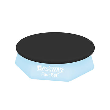 Swimming Pool Cover Bestway Black Ø 244 cm (1 Unit)