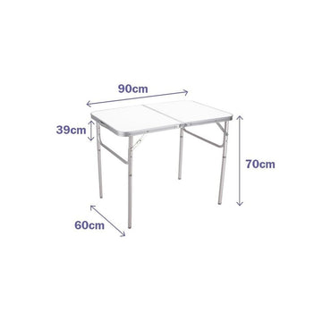 Folding Table Marbueno White 90 x 70 x 60 cm