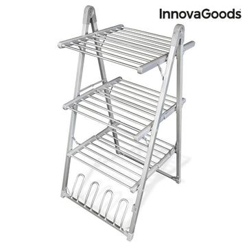 Folding Electric Clothesline Verayer InnovaGoods Grey Aluminium Plastic (Refurbished A)