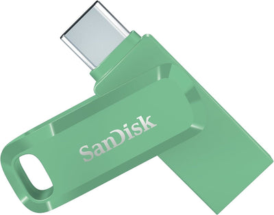 SanDisk Ultra Dual Drive Go Unit Flash USB 64GB USB 3.2 Gen 1 / USB-C Green Absenta — image 1