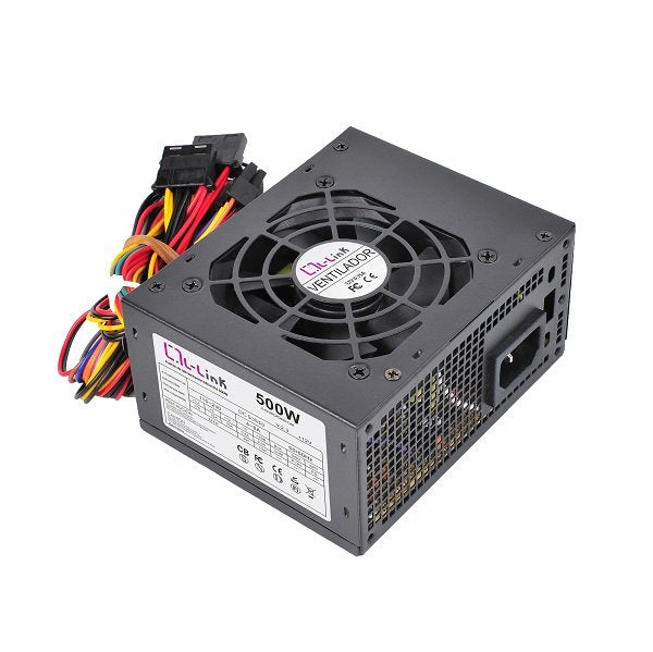Power Supply L-link microATX 500W LL-PS-MICRO-500-CAB (10)