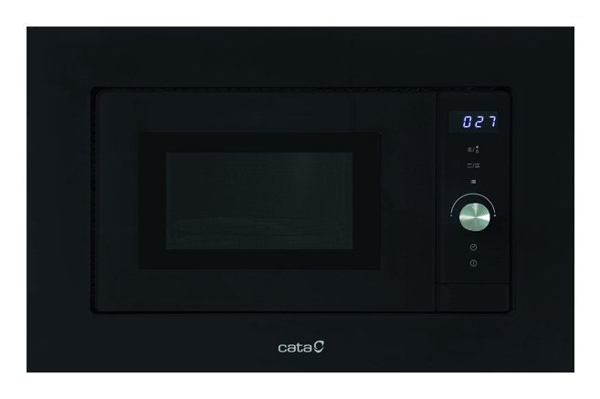 Cata Horno Microwave Recessed Mc 20 D Bk, Capacity 20 L, 700W, Negro