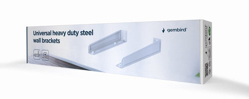 Gembird WM-U35-01-W Stands Wall Universales Steel Cargas Pesadas, 35KG, White — image 1