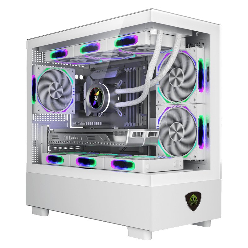 Box microATX XC-301 Glass ARGB White Keepout Bahías Int.: Span Data-teams'true'span Class'ui-provider a B C D