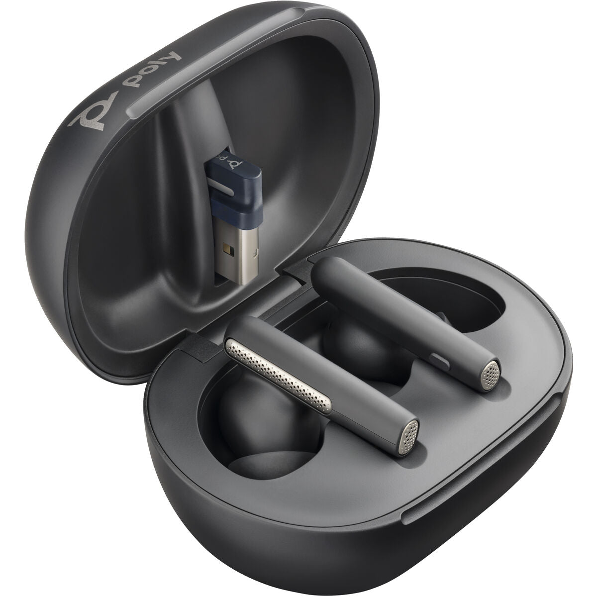 Poly In-Ear Bluetooth Headphones Poly Free 60+ Black