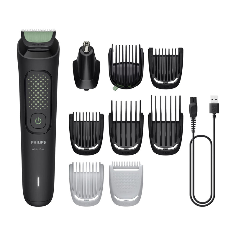 Philips Trimmer Todo Uno Series 3000, Kit 9 1, Shaver And Hair Clipper Hombre Rostro, Hair And Body Barba, Cuc