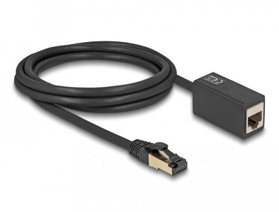 Delock Cable 87106 Network Black 2M CAT.8.1 S/FTP (s-STP) — image 1