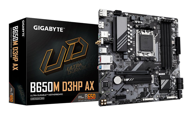 Gigabyte Motherboard AMD B650M D3HP Ax B650 Zócalo AM5 microATX