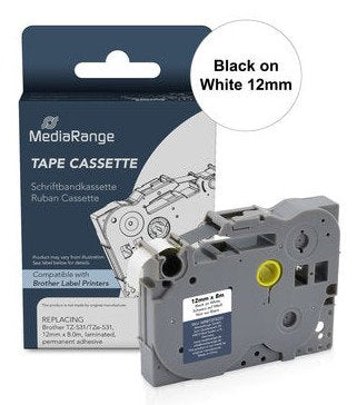Mediarange Tape Labeller Brother TZ-FX231/TZE-FX231 12MM 8M — image 1