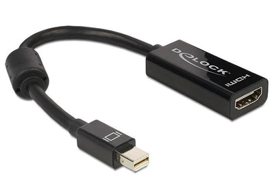 Delock Adapter Mini DisplayPort a HDMI Black — image 1
