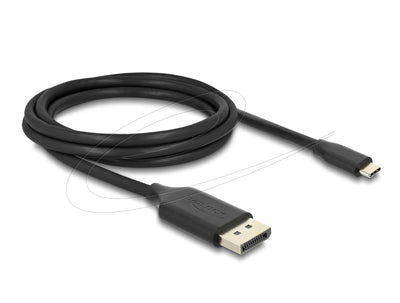 Delock USB Type-c™ Zu DisplayPort Cable (dp Alt Mode) 8K 60 HZ With Hdr Funktion 2M Black — image 1