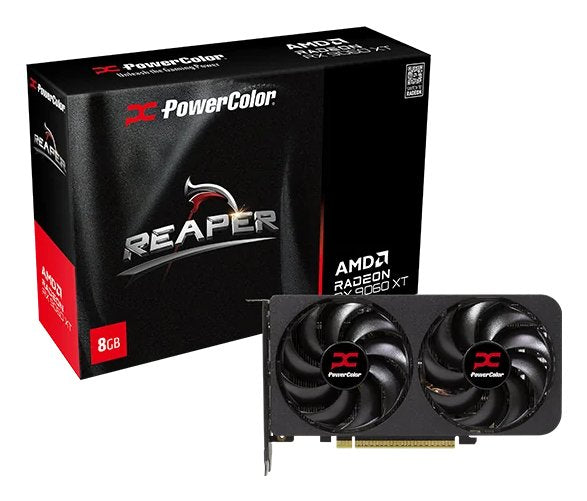 Powercolor Graphics Card Radeon Rx 9060 Xt Reaper 8GB RX9060XT 8G-A