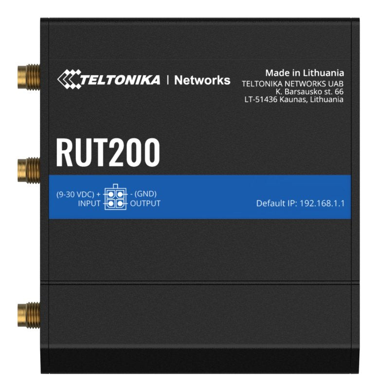 Teltonika · Router · RUT200 · KOMPAKTER-4G/LTE Router · Esim