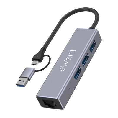 Ewent Hub EW1159 USB 3 Ports 3.1 + 1 P.gig Usb-c-a — image 1