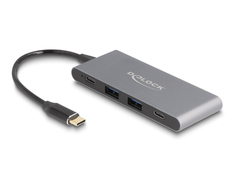 Delock Hub 4 Port USB Type-c With 2 X USB Typ-a And 2 X USB Type-c 10Gbps