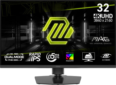 MSI Monitor Mag 322URDF E16 31.5 3840 X 2160 Pixels 4K Ultra HD Black — image 1