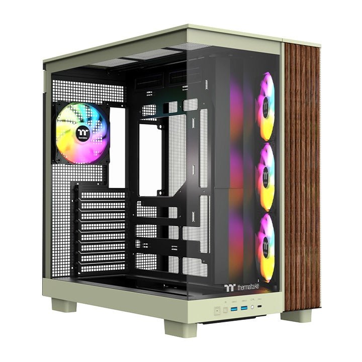 Thermaltake PC Case Midi View 380 XL Ws ARGB Matcha Green