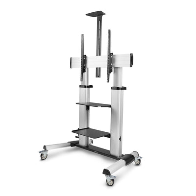 StarTech.com 1110C-MOBILE-TV-CART Stand TV 2,54M (100) Black Silver — image 1