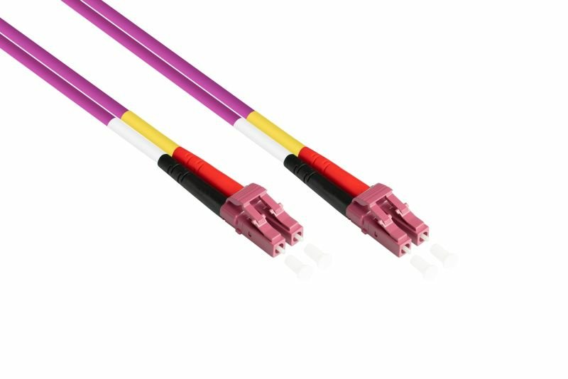 Cablemeimer OM4 Lwl Dpx Network Cable Lc Mm 50 125Á 2M