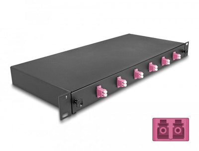 Delock 66999 Box Of Empalme Fibre Optic 19? 6 X Lc Duplex OM4 1U Completamente Montada Lista Empalmar — image 1