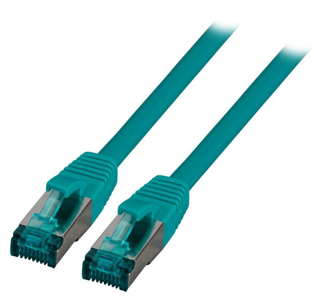 Efb RJ45 Network Cable S/FTP, CAT.6A, Lszh, 3M, Green