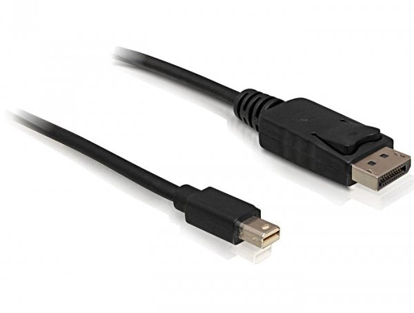 Delock Cable Mini DP - DP 4K 1M M/M Black 4K 60HZ