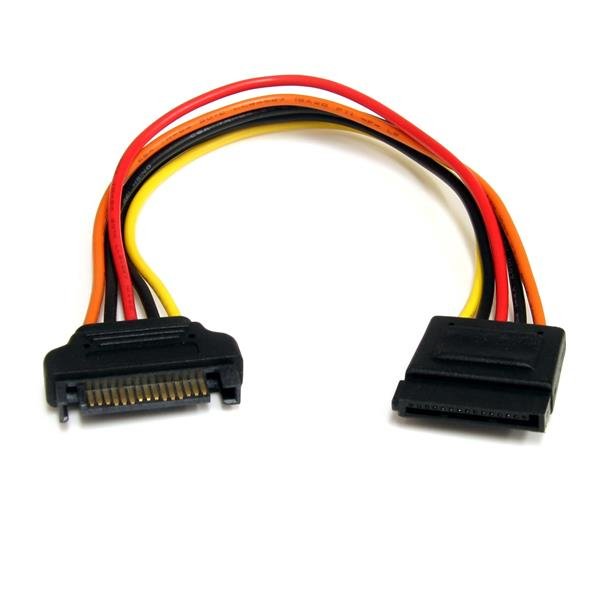 StarTech Cable Alargo Power SATA 15PIN M/H 20CM