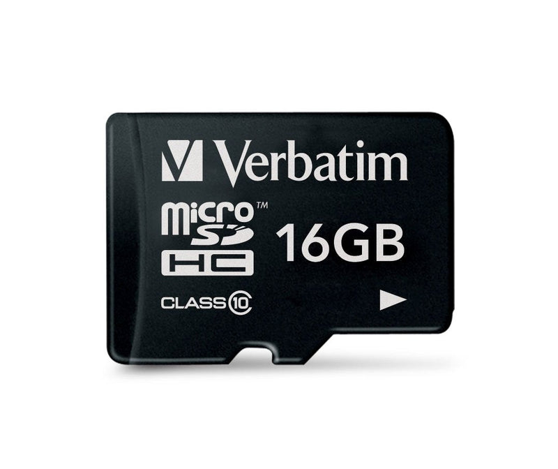 Verbatim SD microSD Card 16GB Sdhc Premium Class 10 Retail
