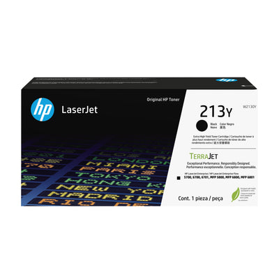 HP Toner 213Y Black Laserjet Toner Cartridge — image 1
