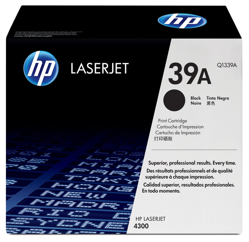 HP Genuine Toner 39A Black Q1339A