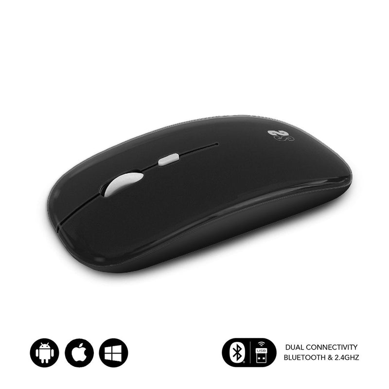 Subblim Wireless Mouse Bluetooth Dual Flat Battery Rechargeable Up To 1600 DPI