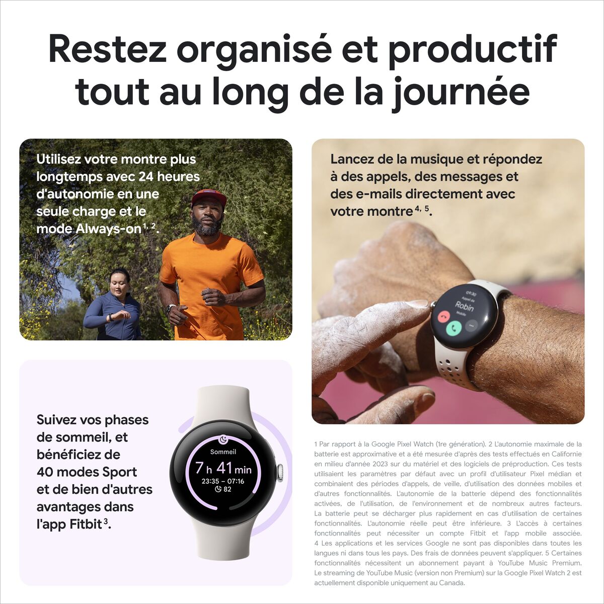 Google Smartwatch Google Pixel Watch 2 Black 1,2" 41 Mm Ø 41 Mm