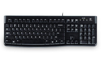 Logitech Keyboard Italian Keyboard K120 For Business USB QWERTY Black — image 1