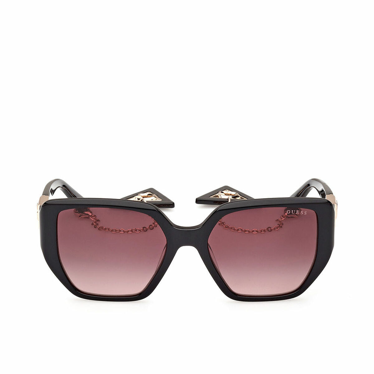 Guess Ladies' Sunglasses Guess T Black Ø 55 Mm
