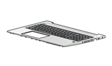 HP L45090-071 Refacción Notebook Housing Inferior With Keyboard — image 1