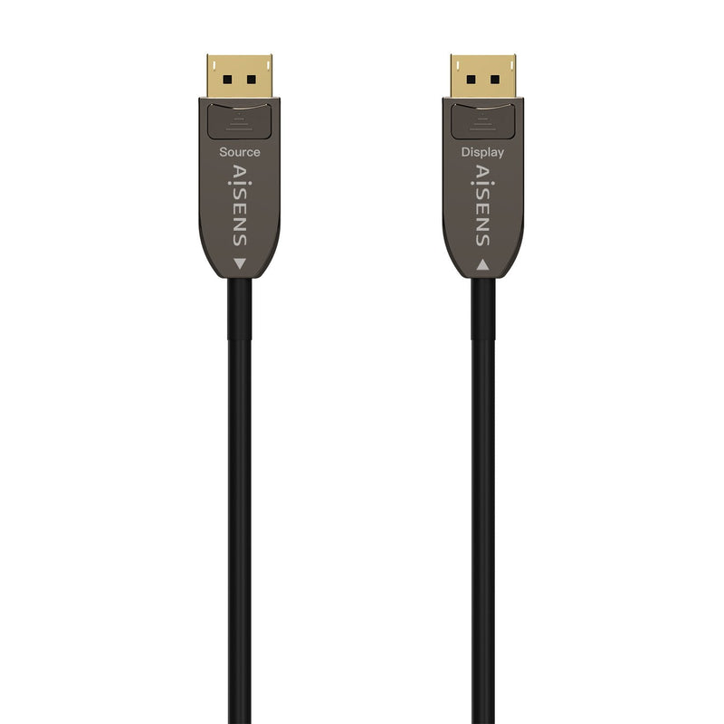 Aisens Cable DisplayPort Aoc V1.4 8K@60HZ 4K@120HZ 4:4:4 32.4Gbps - DP/M-dp/M - 50M - Black