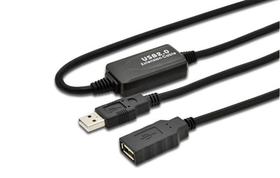 Microconnect USB2.0AAF05A USB Cable USB 2.0 5M USB a Black — image 1