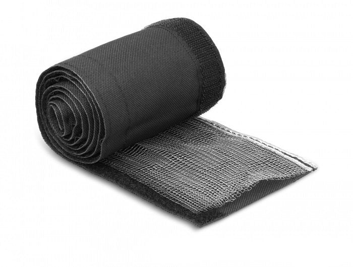 Emv Manguito Trenzado Blindaje With Closure Velcro Resistant Calor 1M X 20MM Black
