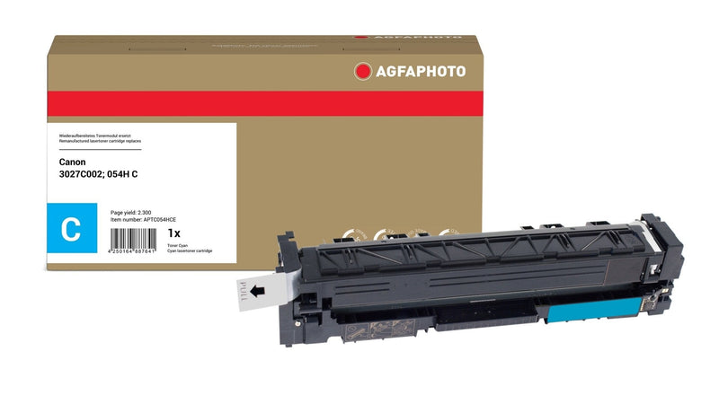 Agfaphoto Replacement For Toner APTC054HCE. Canon 3027C002, CRG-054HC