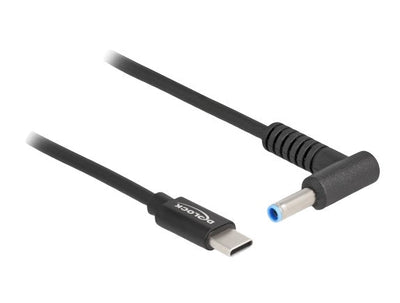 Delock Notebook Cable Charging USB Type-c™ Connector Male a HP 4,5 X 3,0MM Connector Male — image 1