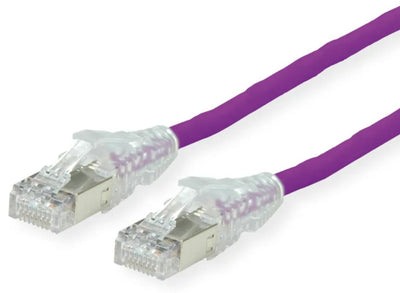 Dtwyler Network Cable CAT.6A (class Ea) S FTP, Cu 7702 Flex Lsoh, Amp V2, Violett, 7,5M — image 1