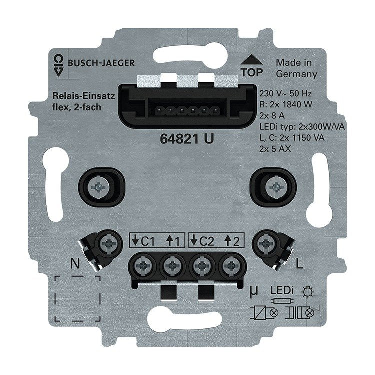 Busch Jaeger Relé Inserto Flex 2-VÍAS 230V