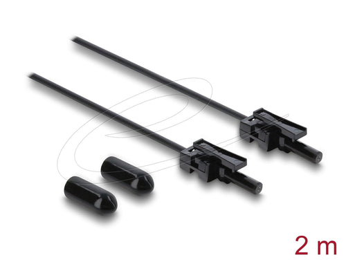 Delock Lwl Pof Plastic Cable Hfbr 4532-4532Z Simplex Connector Male a Simplex Connector Male 2M — image 1