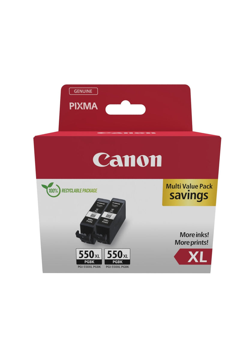 Canon Ink Pgi 550XL Black 2 Units