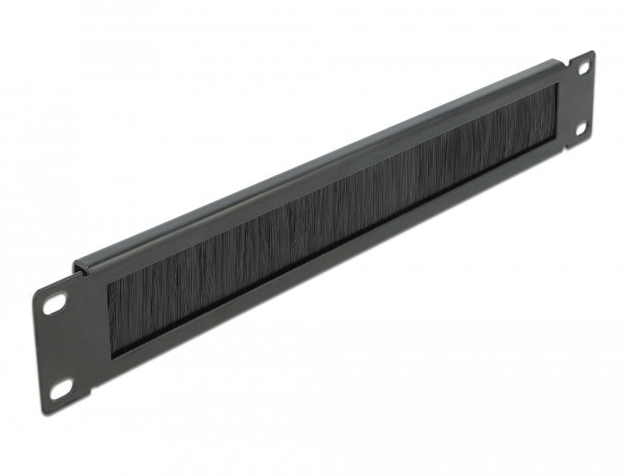 Delock Strip Brush Administración Cables 19 1U Black