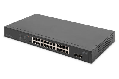 Digitus Switch 24-PORT Gigabit Unmanaged Black — image 1