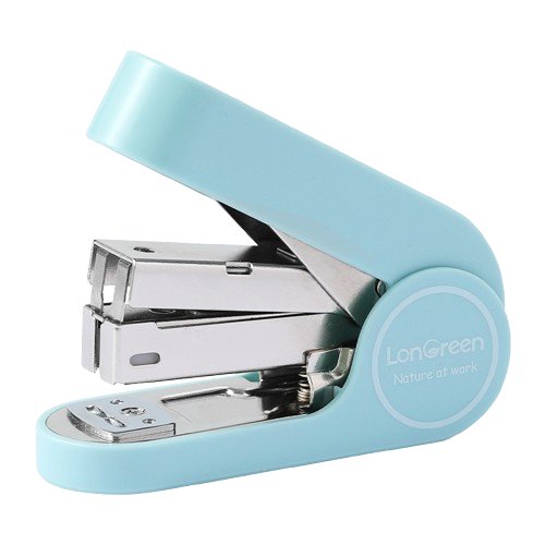 Deli Stapler Longreen Easy 25 Blatt Blue Claro