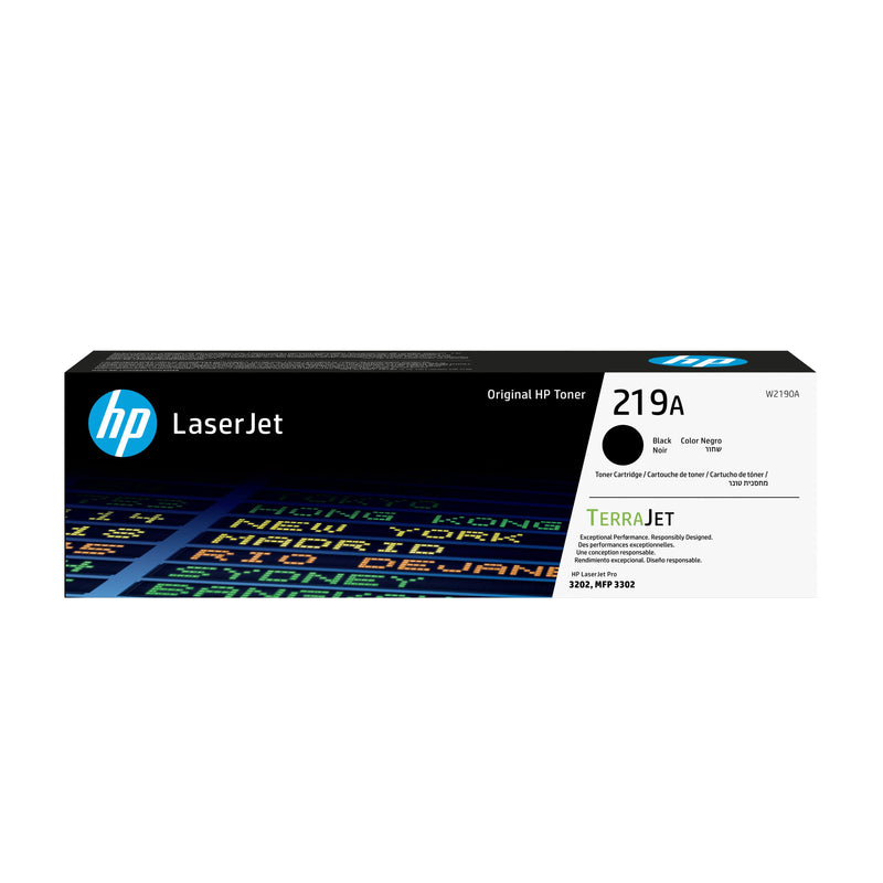 HP Genuine Toner 219A Black W2190A
